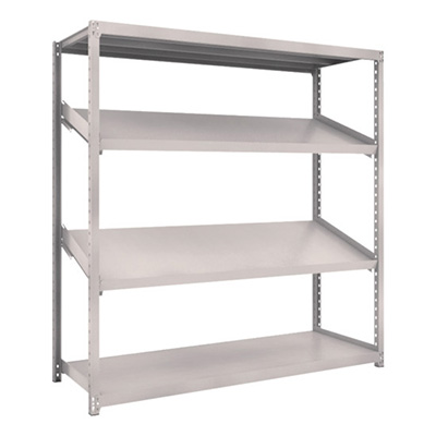 トラスコ TRUSCO スチールラック M2型棚 1800×600×H1800 4段 傾斜2段 M2-6664K2 484-3983 (商品コード：170851)