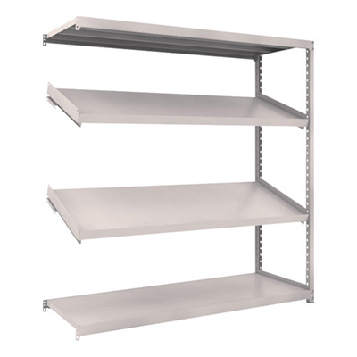 トラスコ TRUSCO スチールラック M2型棚 1800×600×H1800 4段 傾斜2段 連結 M2-6664K2B 484-3991 (商品コード：170852)