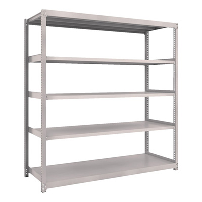 トラスコ TRUSCO スチールラック M2型 W1760×D600×H1800 5段 単体 ネオグレー M2-6665 506-8371 (商品コード：170853)