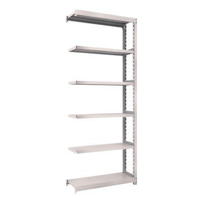 トラスコ TRUSCO スチールラック M2型 W860×D300×H2100 6段 連結 ネオグレー M2-7336B 508-6019 (商品コード：170862)