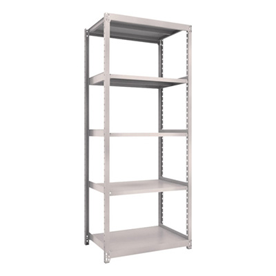 トラスコ TRUSCO スチールラック M2型軽中量棚 860×600×H2100 5段 単体 ネオグレー M2-7365 506-8428 (商品コード：170867)