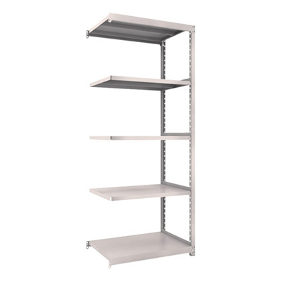 トラスコ TRUSCO スチールラック M2型軽中量棚 860×600×H2100 5段 連結 ネオグレー M2-7365B 508-6078 (商品コード：170868)