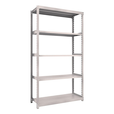 トラスコ TRUSCO スチールラック M2型軽中量棚 1160×450×H2100 5段 単体 ネオグレー M2-7445 506-8584 (商品コード：170875)