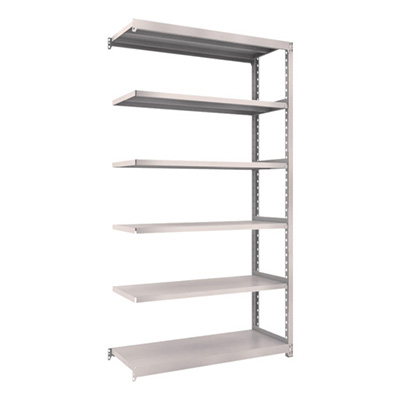 トラスコ TRUSCO スチールラック M2型 W1160×D450×H2100 6段 連結 ネオグレー M2-7446B 508-6060 (商品コード：170878)