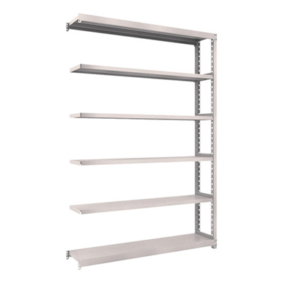 トラスコ TRUSCO スチールラック M2型 W1460×D300×H2100 6段 連結 ネオグレー M2-7536B 509-0342 (商品コード：170886)