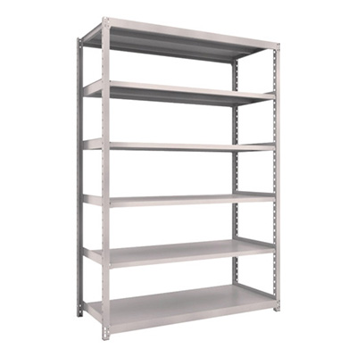 トラスコ TRUSCO スチールラック M2型 W1460×D600×H2100 6段 単体 ネオグレー M2-7566 506-8673 (商品コード：170893)