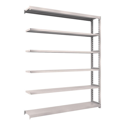 トラスコ TRUSCO スチールラック M2型 W1760×D300×H2100 6段 連結 ネオグレー M2-7636B 509-0351 (商品コード：170898)