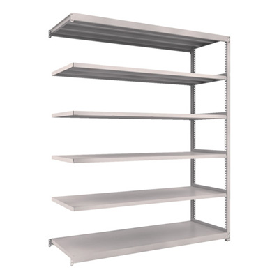 トラスコ TRUSCO スチールラック M2型 W1760×D600×H2100 6段 連結 ネオグレー M2-7666B 509-0474 (商品コード：170906)