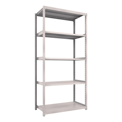 トラスコ TRUSCO スチールラック M2型軽中量棚 1160×600×H2400 5段 単体 ネオグレー M2-8465 450-0695 (商品コード：170927)