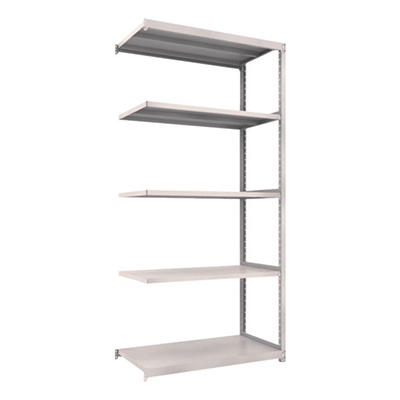 トラスコ TRUSCO スチールラック M2型軽中量棚 1160×600×H2400 5段 連結 ネオグレー M2-8465B 450-0709 (商品コード：170928)