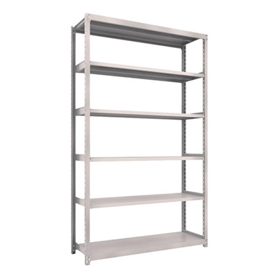 トラスコ TRUSCO スチールラック M2型 W1460×D450×H2400 6段 単体 ネオグレー M2-8546 450-0792 (商品コード：170937)