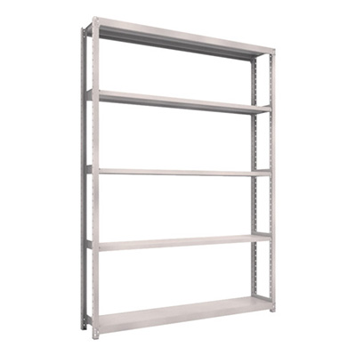 トラスコ TRUSCO スチールラック M2型軽中量棚 1760×300×H2400 5段 単体 ネオグレー M2-8635 450-0857 (商品コード：170943)