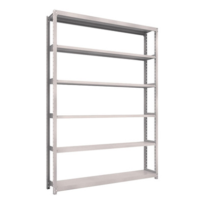 トラスコ TRUSCO スチールラック M2型 W1760×D300×H2400 6段 単体 ネオグレー M2-8636 450-0873 (商品コード：170945)