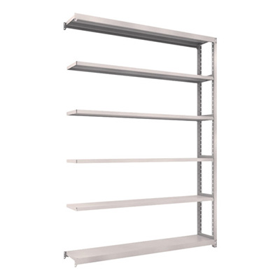 トラスコ TRUSCO スチールラック M2型 W1760×D300×H2400 6段 連結 ネオグレー M2-8636B 450-0881 (商品コード：170946)