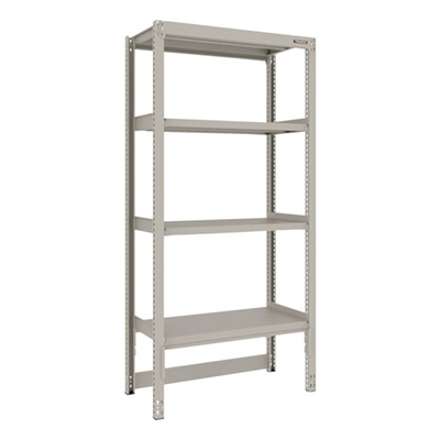 トラスコ TRUSCO スチールラック M2型軽中量棚 台車天板収納型 860×450×H1800 4段 単体 M2-DB6344 271-9381 (商品コード：170960)