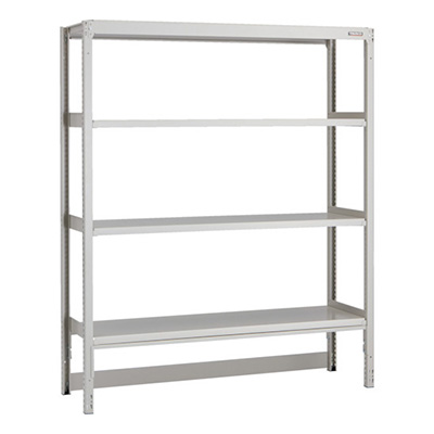 トラスコ TRUSCO スチールラック M2型軽中量棚 台車天板収納型 860×600×H1800 4段 単体 M2-DB6364 271-9375 (商品コード：170962)