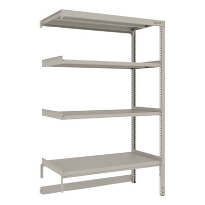 トラスコ TRUSCO スチールラック M2型軽中量棚 台車天板収納型 1160×600×H1800 4段 連結 M2-DB6464B 271-9382 (商品コード：170967)