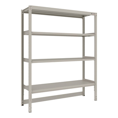 トラスコ TRUSCO スチールラック M2型軽中量棚 台車天板収納型 1460×450×H1800 4段 単体 M2-DB6544 271-9379 (商品コード：170968)