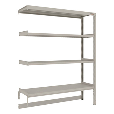 トラスコ TRUSCO スチールラック M2型軽中量棚 台車天板収納型 1460×450×H1800 4段 連結 M2-DB6544B 271-9372 (商品コード：170969)