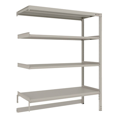 トラスコ TRUSCO スチールラック M2型軽中量棚 台車天板収納型 1460×600×H1800 4段 連結 M2-DB6564B 271-9373 (商品コード：170970)