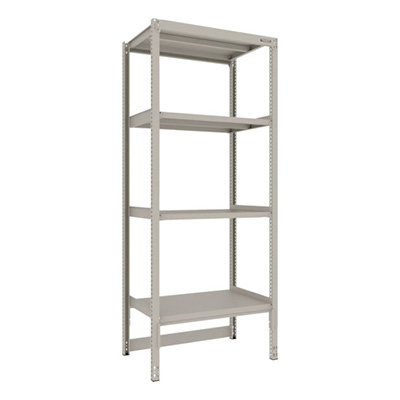 トラスコ TRUSCO スチールラック M2型軽中量棚 台車天板収納型 860×600×H2100 4段 単体 M2-DB7364 271-9396 (商品コード：170977)