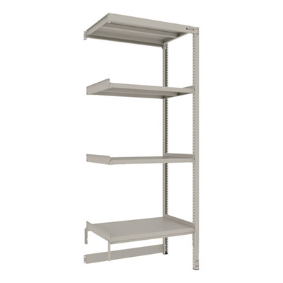 トラスコ TRUSCO スチールラック M2型軽中量棚 台車天板収納型 860×600×H2100 4段 連結 M2-DB7364B 271-9398 (商品コード：170978)