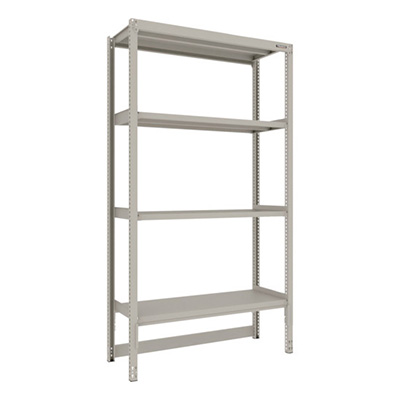 トラスコ TRUSCO スチールラック M2型軽中量棚 台車天板収納型 1160×450×H2100 4段 単体 M2-DB7444 271-9394 (商品コード：170979)