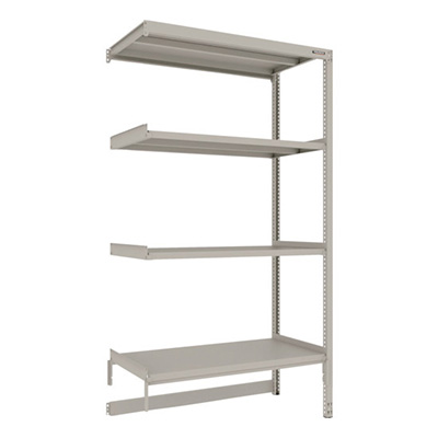 トラスコ TRUSCO スチールラック M2型軽中量棚 台車天板収納型 1160×600×H2100 4段 連結 M2-DB7464B 271-9390 (商品コード：170982)