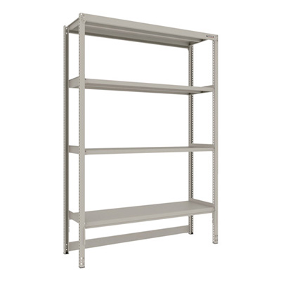 トラスコ TRUSCO スチールラック M2型軽中量棚 台車天板収納型 1460×450×H2100 4段 単体 M2-DB7544 271-9391 (商品コード：170983)