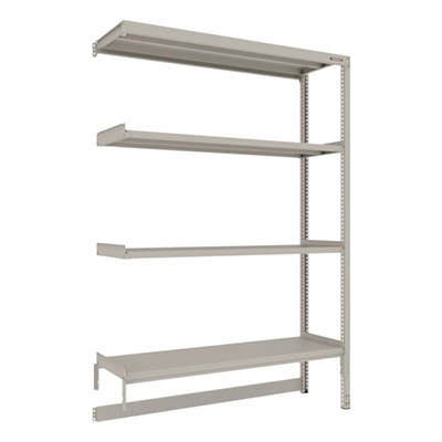 トラスコ TRUSCO スチールラック M2型軽中量棚 台車天板収納型 1460×450×H2100 4段 連結 M2-DB7544B 271-9400 (商品コード：170984)