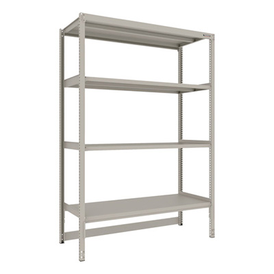 トラスコ TRUSCO スチールラック M2型軽中量棚 台車天板収納型 1460×600×H2100 4段 単体 M2-DB7564 271-9397 (商品コード：170985)