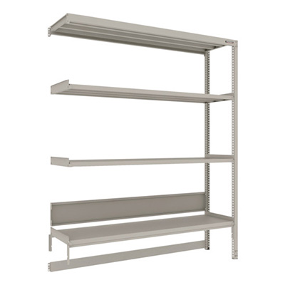 トラスコ TRUSCO スチールラック M2型軽中量棚 台車天板収納型 1760×450×H2100 4段 連結 M2-DB7644B 271-9388 (商品コード：170988)