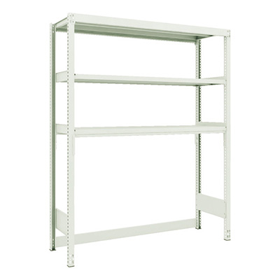 トラスコ TRUSCO スチールラック M2型軽中量棚 下段開放型 1460×450×H1800 3段 単体 M2-SB6543 116-4832 (商品コード：171043)