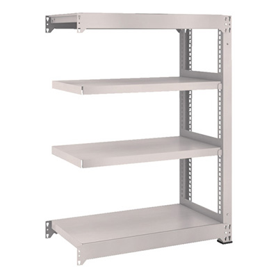 トラスコ TRUSCO スチールラック M3型 W900×D471×H1200 4段 連結 ネオグレー M3-4354B 508-4598 (商品コード：171086)