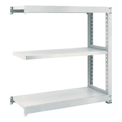 トラスコ TRUSCO スチールラック M3型中量棚 900×721×H1200 3段 連結 ネオグレー M3-4373B 511-0343 (商品コード：171104)