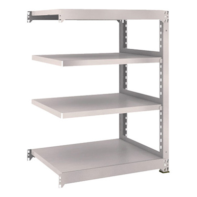 トラスコ TRUSCO スチールラック M3型 W900×D721×H1200 4段 連結 ネオグレー M3-4374B 508-4679 (商品コード：171106)
