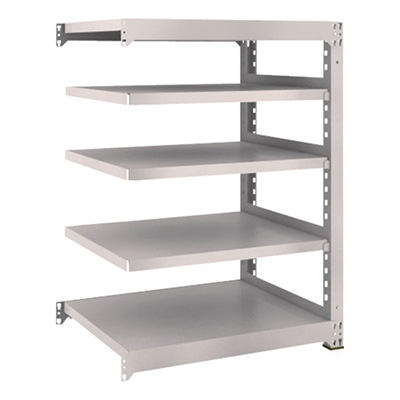 トラスコ TRUSCO スチールラック M3型 W900×D721×H1200 5段 連結 ネオグレー M3-4375B 508-4695 (商品コード：171108)