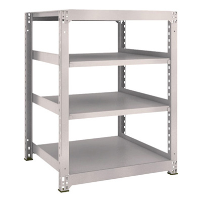 トラスコ TRUSCO スチールラック M3型 W900×D921×H1200 4段 単体 ネオグレー M3-4394 506-9424 (商品コード：171111)