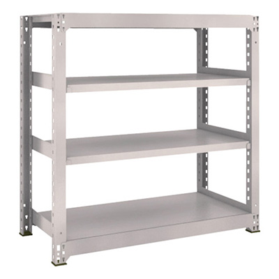 トラスコ TRUSCO スチールラック M3型 W1200×D571×H1200 4段 単体 ネオグレー M3-4464 505-6136 (商品コード：171133)