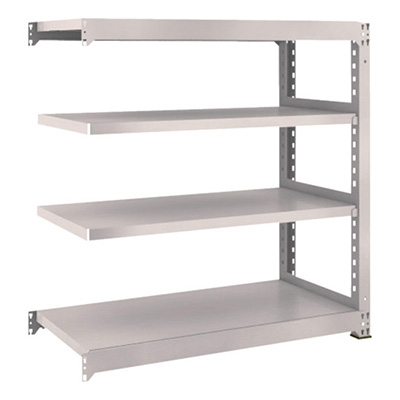 トラスコ TRUSCO スチールラック M3型 W1200×D571×H1200 4段 連結 ネオグレー M3-4464B 508-4644 (商品コード：171134)