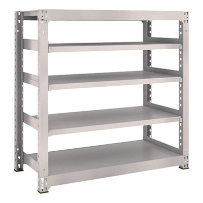 トラスコ TRUSCO スチールラック M3型 W1200×D571×H1200 5段 単体 ネオグレー M3-4465 505-6152 (商品コード：171135)