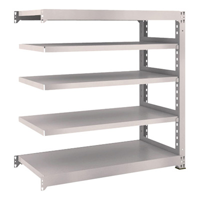 トラスコ TRUSCO スチールラック M3型 W1200×D571×H1200 5段 連結 ネオグレー M3-4465B 508-4661 (商品コード：171136)