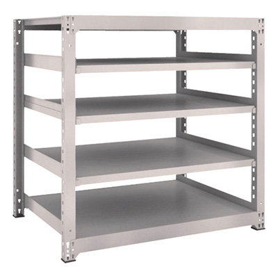 トラスコ TRUSCO スチールラック M3型 W1200×D921×H1200 5段 単体 ネオグレー M3-4495 505-6233 (商品コード：171147)