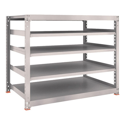 トラスコ TRUSCO スチールラック M3型 W1500×D921×H1200 5段 単体 ネオグレー M3-4595 506-9602 (商品コード：171181)