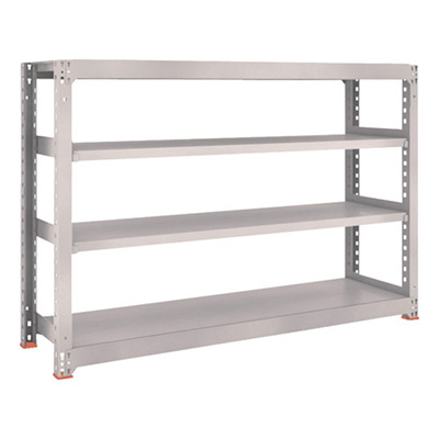 トラスコ TRUSCO スチールラック M3型 W1800×D471×H1200 4段 単体 ネオグレー M3-4654 505-6292 (商品コード：171193)