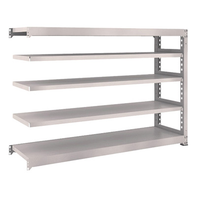 トラスコ TRUSCO スチールラック M3型 W1800×D471×H1200 5段 連結 ネオグレー M3-4655B 508-4903 (商品コード：171197)