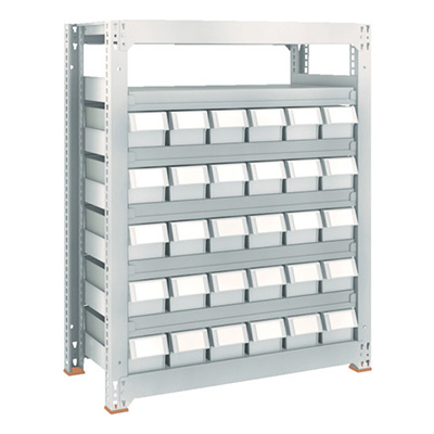 トラスコ TRUSCO スチールラック M3型中量棚 H1200 樹脂NG引出付 小×65 M3-4657-E65 856-3286 (商品コード：171202)