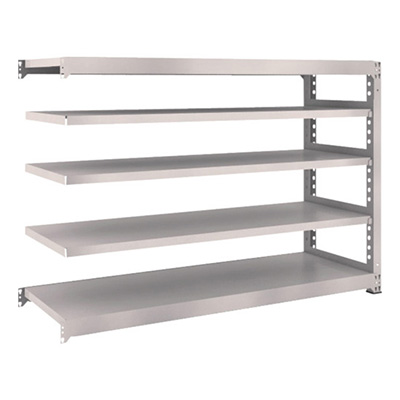 トラスコ TRUSCO スチールラック M3型 W1800×D571×H1200 5段 連結 ネオグレー M3-4665B 508-4946 (商品コード：171210)