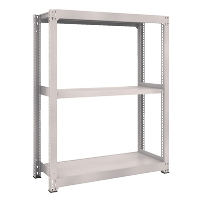 トラスコ TRUSCO スチールラック M3型中量棚 H1500 W900 D1121 3段 ネオグレー M3-53123 856-3971 (商品コード：171223)