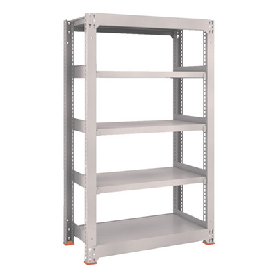 トラスコ TRUSCO スチールラック M3型 W900×D471×H1500 5段 単体 ネオグレー M3-5355 506-4929 (商品コード：171233)